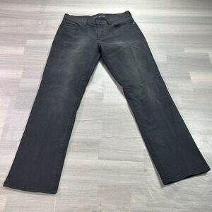 Mott & Bow Jeans Mens 32x30 Black Regular Straight Stretch Denim Dark Wash Pants